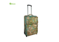 Printing Polyester Soft Sided Luggage with  Aluminum Trolley System and Two Front Pockets